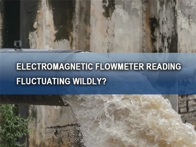 La lettura del misuratore di portata elettromagnetico oscilla fortemente?